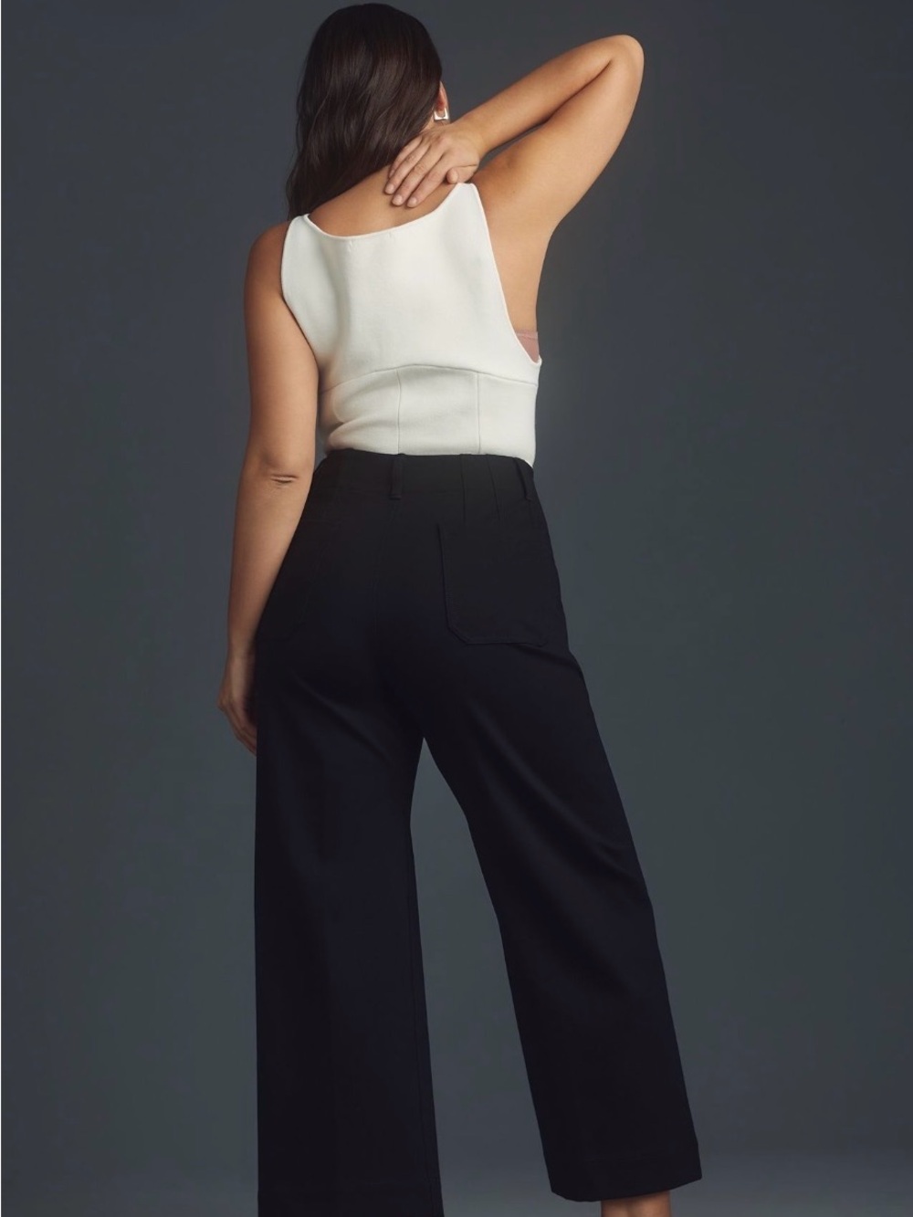 Anthropologie The Colette Ponete Crop Wide Leg Pants ✨👖 - Picture 5 of 6